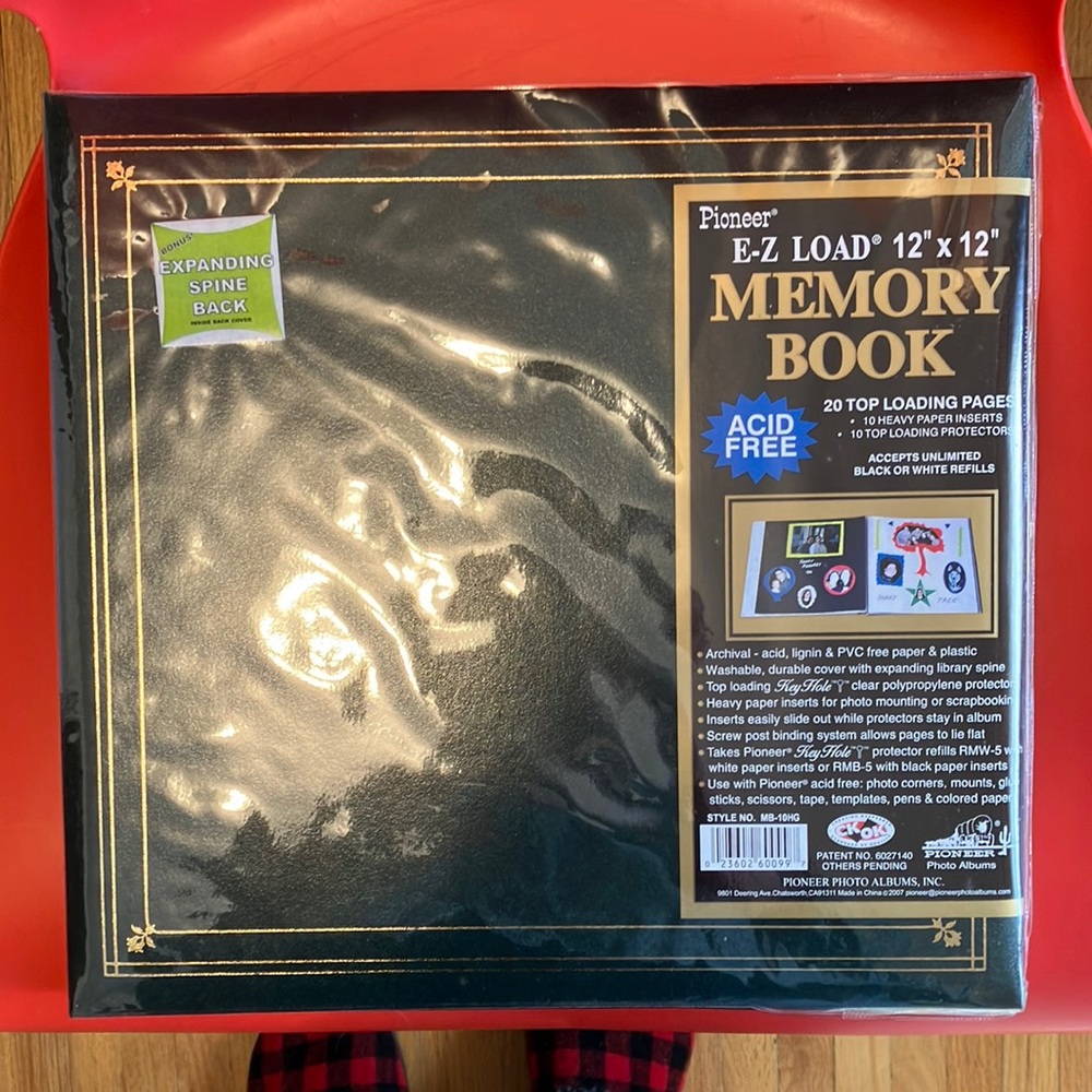 Pioneer Memory Scrapbook